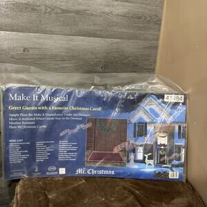 2010 Mr Christmas Make It Musical Signing Weight Activated Doormat 41484